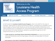 Tablet Screenshot of lahap.org